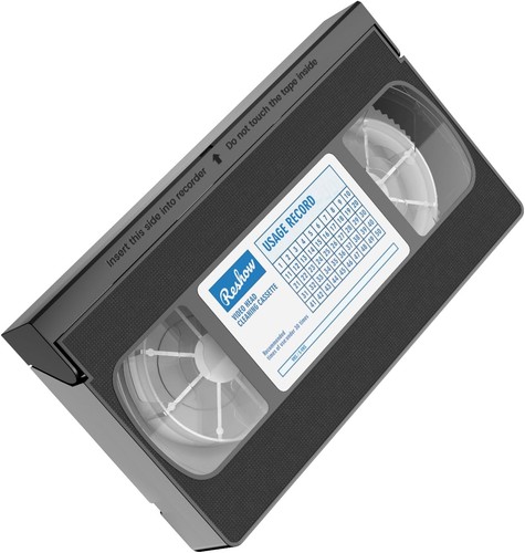 Vhs vcr head cleaner - head, –