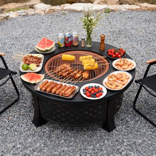 Large fire pit table - large,