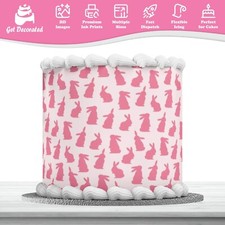 Pink Rabbit Bunny Theme Icing