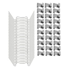 100PCS Glazing Z Type Clips Z Overlap Clips Greenhouse Clamps W Type Garden Nail