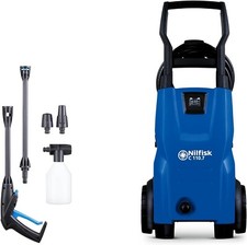 Nilfisk High Pressure Washer, 1400W Power Cleaner for Patio, Car, Multi-Surface