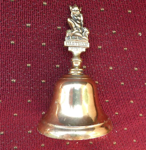 Vintage brass bell with - brass,
