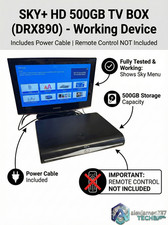 Sky+ Plus HD TV Box DRX890 --500GB Black Working with Power Cable