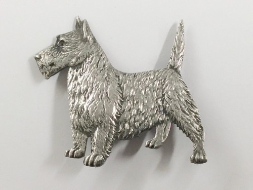Antique sterling silver westie - antique,