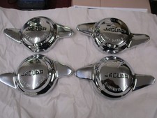 Jaguar chrome spinners set of
