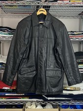 Black Kangol Leather Jacket
