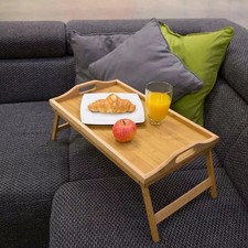 Bamboo Wooden Bed Tray With