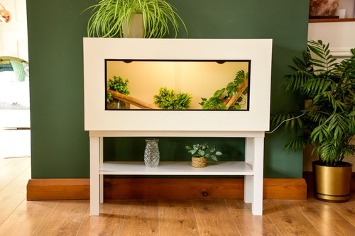 3ft modern white reptile - 3ft,