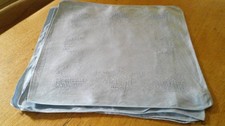 4 VINTAGE  IRISH ETAMINE LINEN