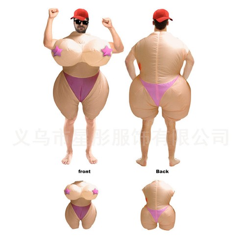 Funny inflatable big mama - big,