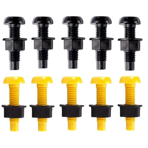 10x yellow black nylon - yellow,