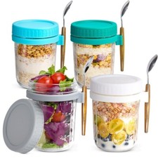 2PCS Overnight Oats Container