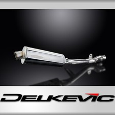 HONDA NT650V DEAUVILLE 1998-2005 350mm OVAL STAINLESS BSAU SILENCER EXHAUST KIT