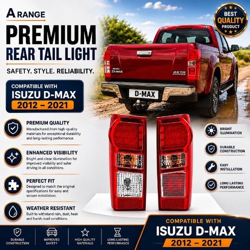 Pair led rear tail light - tail,