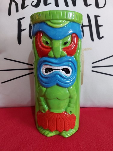 Hawaiian tiki totem statue - hawaiian,