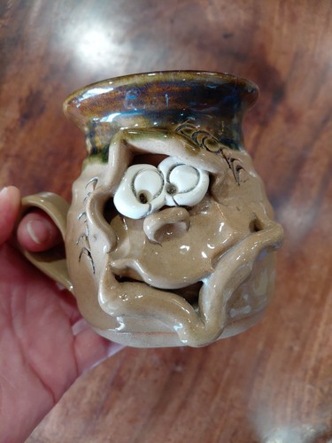 Pretty ugly pottery - ugly, mug