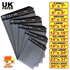Strong Grey Plastic Mailing