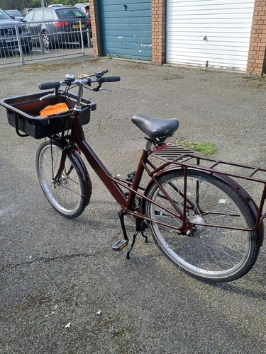 Post bike maroon - bike,