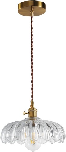 Glass pendant light fixture - pendant,