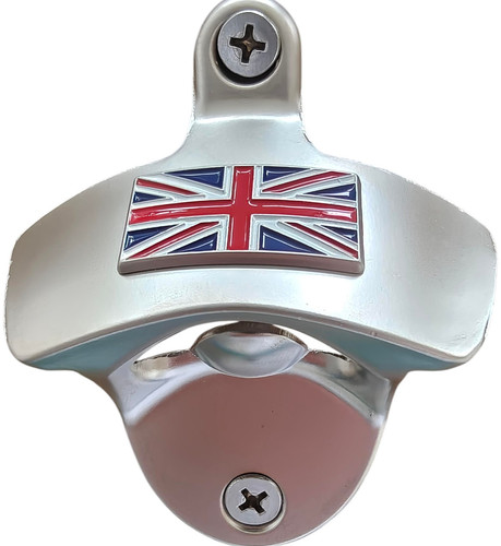 Union jack wall - wall, bottle