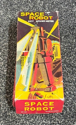 Vintage schylling space robot - schylling,