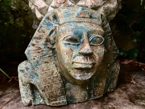Antique carved stone egyptian - antique,