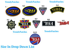 Motorcycle Bike Biker BSA Tribsa Patch Iron Sew On Jacket Jeans Leather Hat New