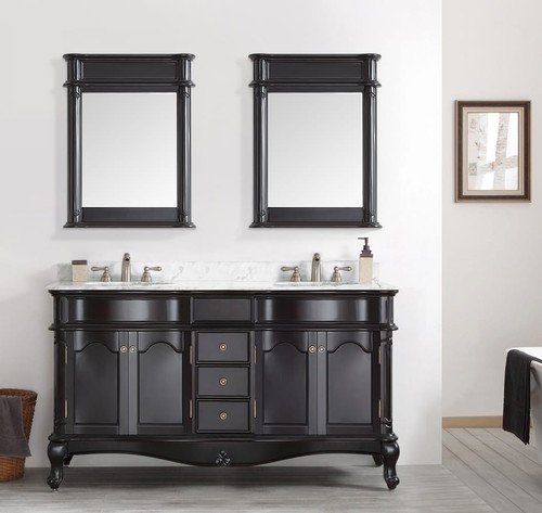 Traditional double vanity unit - double,