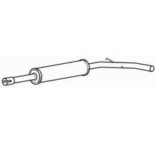 Centre Exhaust Middle Silencer