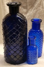 Deep Dark Cobalt Quilted Poison Rare In This Dark Pictured With Normal Quilted