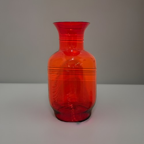 Vintage blenko glass ruby red - vintage,