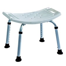 LIghtweight Aluminium Bath chair / Shower Seat Stool Bench Adjustable Height
