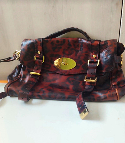 Mulberry alexa leather leopard - mulberry,