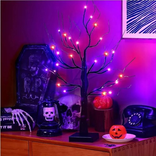 1pc led orange and purple - led,