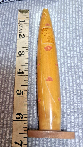 Vintage japanes wooden kokeshi - vintage,