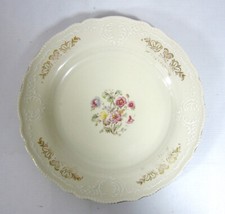Vintage Zeh Scherzer Flower Themed Dinner Plate Bavaria Germany 24.5cm