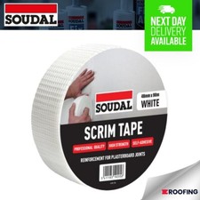 Soudal Scrim Tape Plasterboard Jointing Tape 48mm x 90m