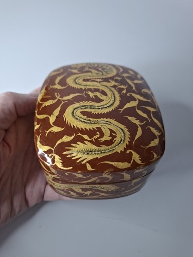 Chinese red lacquer and - and, gold