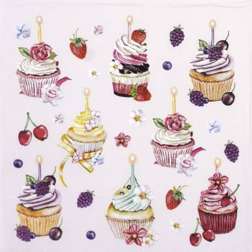 Single paper napkins for - 4x,