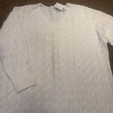 H&M Long Knitted Cream Tunic