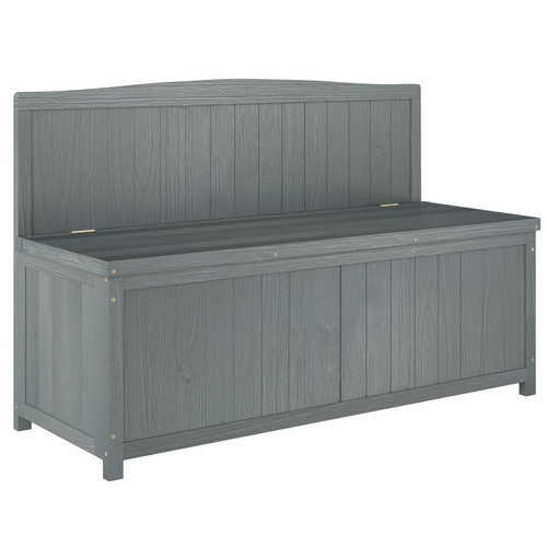 Storage bench wood patio - bench,