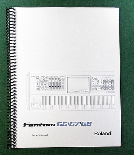 Roland fantom owner s - g6, g8