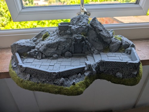 Dwarf mountain stronghold - mountain, foam