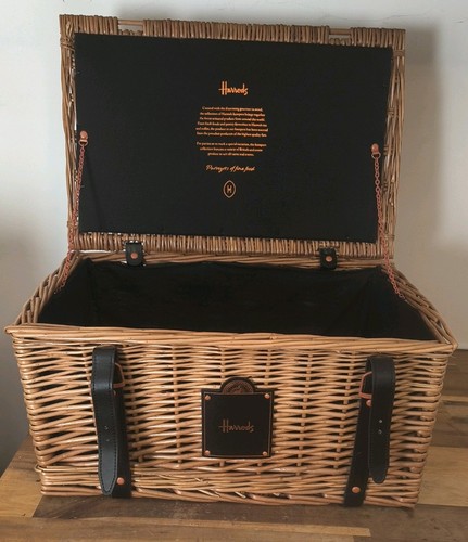 Vintage harrods large - large, wicker
