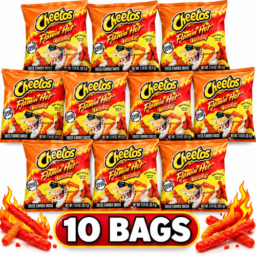 Cheetos flaming hot crunchy - flaming,