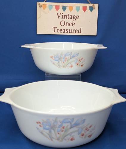 Pyrex blue iris oven - pyrex, 2