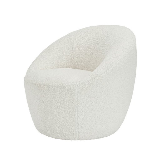 Boucle chair off white soft - white,