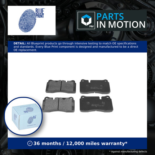 Brake pads set fits - fits, audi