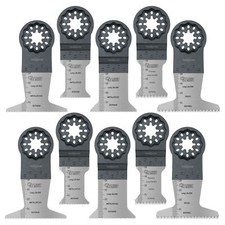 10pcs SabreCut Starlock Bimetal Multitool Blades Long Life Bosch Fein Makita