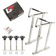 2x Rails Screws Hinge Damper